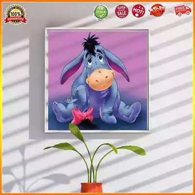 Eeyore DIY Diamond Painting Kits Full Round Drill Home Wall Decor Art Craft # • £10.97