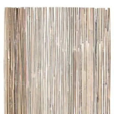 Bamboo Fence Roll 6'Ft. H X 16'Ft. L Split Slats Screening Fencing Natural Finis • $65.52