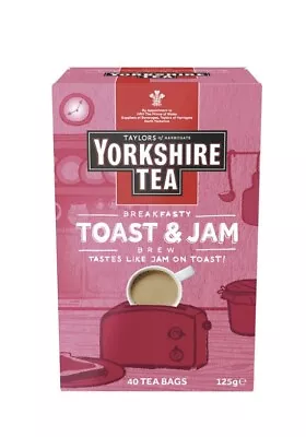 Taylors Of Harrogate Yorkshire Tea Breakfast Toast And Jam 40 Bags • $11.99