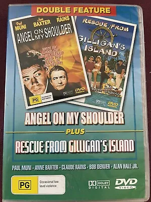 £5.95 • Buy Rescue From Gilligan’s Island Plus Angel On My Shoulder  DVD   Pre-owned