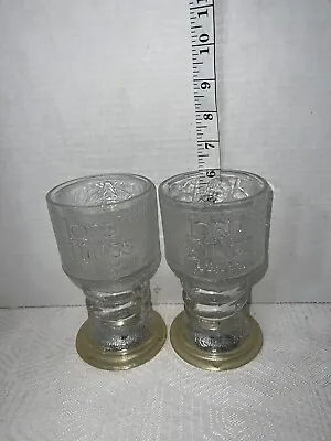 Game Of Thrones 6” Clear Glasses 3-D Light Up Set Lot Of 2 Goblet • £23.74