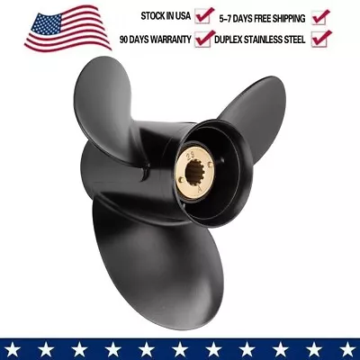 JSPROP 48-73136A45| 10 3/8 X 13 OEM Boat Propeller Fit Mercury Engines 25-70HP • $60