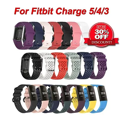 For Fitbit Charge 4 3 Charge 5 Band Replacement Silicone Wristband Band Strap • $3.99