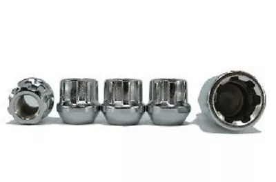 4 Pc MUSTANG OPEN LOCKING LUGS CUSTOM WHEEL LOCKS 1/2 # AP-41405 • $11.95