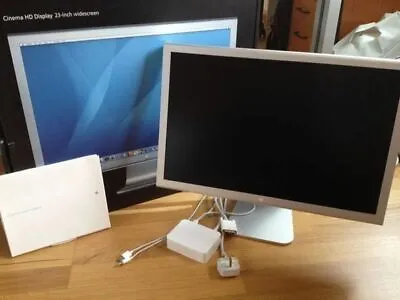 APPLE MAC CINEMA DISPLAY MONITOR A1082 23  90GHZ 1920x1200 WIDESCREEN *24HR DEL • £249.99