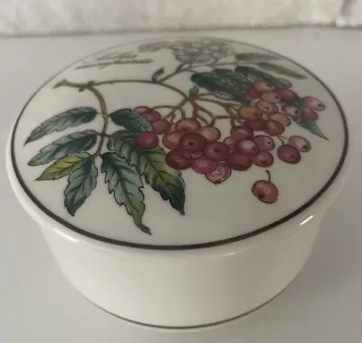 Villeroy & Boch Botanica Porcelain Trinket Box Bowl 2.75” Diameter Plus Lid • $23.99