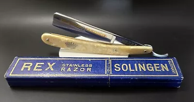 Vintage (Rex Inox) Straight Razor Solingen Shave Ready • $134.50