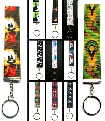 £4.50 • Buy Ribbon Keyring Key Chain Disney And Character Groot Villain Star Wars
