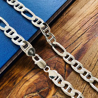 Real Solid 925 Sterling Silver Figarucci Mens Boys Chain Bracelet Or Necklace • $197.99
