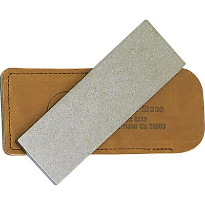 EZE-LAP Diamond Plate Sharpener 50x150mm With Leather Pouch Fine/600G - 66F • $76.71