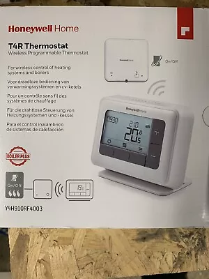 Honeywell T4R Wireless 7 Day Programmable Thermostat - Y4H910RF4003 • £60