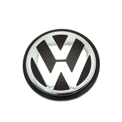 Genuine Volkswagen Alloy Wheel Center Cap - Silver/Black 3B7-601-171-XRW • $32.02