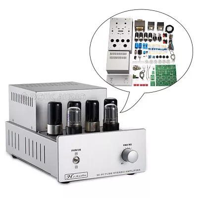 $599.99 • Buy 6P6P(6V6) Vacuum Tube Power Amplifier HiFi Class AB Push-pull Audio Amp 12W+12W