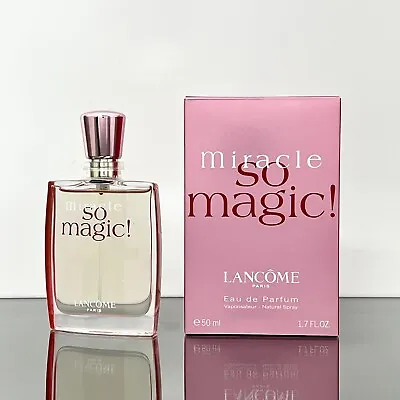 LANCOME MIRACLE SO MAGIC Women Perfume 1.7oz-50ml EDP Spray DISCONTINUED (BG21 • $129.95