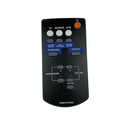 New Remote Control For Yamaha YAS-CU20 ATS-1010 YAS-101BL Network AV Receiver • $8.89