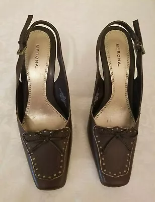 Merona Brown Heels - Great Condition • $8