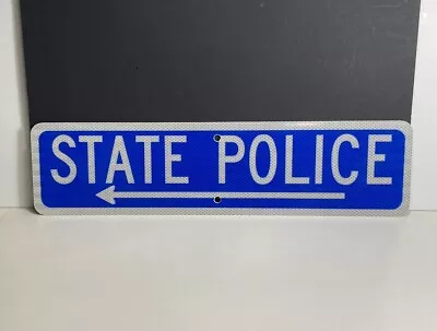 Real Pa State Police Street Sign Directional Sign Arrow • $59.40