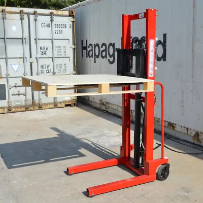 Hand Pump Lift Shift Truck Jack Forklifts Hand Pallet Stacker Lifting Hydraulic • $1443.58