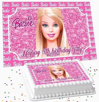 Custom  Birthday Personalised  Icing Edible Costco Cake Topper R3-669 • £15.99