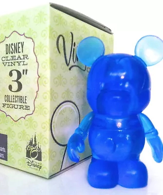 Disney Vinylmation 3  Clear Series Dark Blue 2009 Collectible Toy Vinyl Figure • $18.99