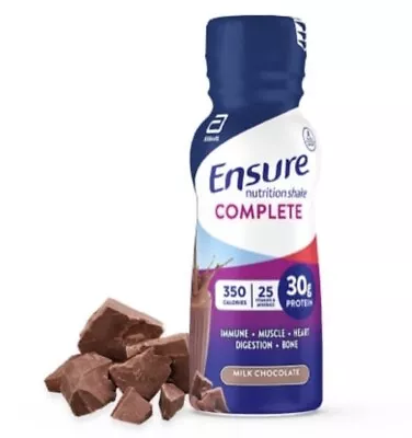 Ensure COMPLETE Nutrition Shake Chocolate 🍫 12 Count - 10 Fl Oz Bottles • $55.80