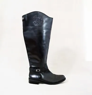 AMPUTEE Vince Camuto Flavian RIGHT BOOT ONLY Black Leather Knee-High Size 7.5 • $19.95