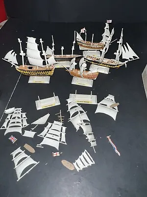 Vintage Shipyard 1/300? Sailing Ships Junkyard Model  Parts Huge Lot Mayflower • $39.99