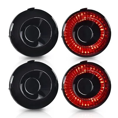 4pcs LED Tail Lights Brake Lamps Fit For 05-13 Chevrolet Corvette C6 Coupe Black • $129.80