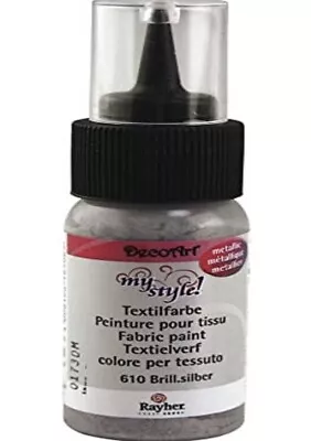 RAYHER My Style Metallic Textile Paint 29 Ml Bottle Blister-Packed Hobby  • £8.99