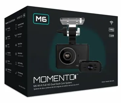 M6 Momento Wi-Fi Enabled Front & Rear Dash Camera System W/ 32GB Memory Card • $237.49
