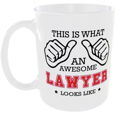 This Is What An Awesome Lawyer Look Like Mug Ideal Gift Cup For Job Career Gifts • £9.99