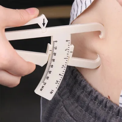 £4.21 • Buy Body Fat Caliper Measurement Testing Skinfold Skin Fold Gym Weight Loss Tester