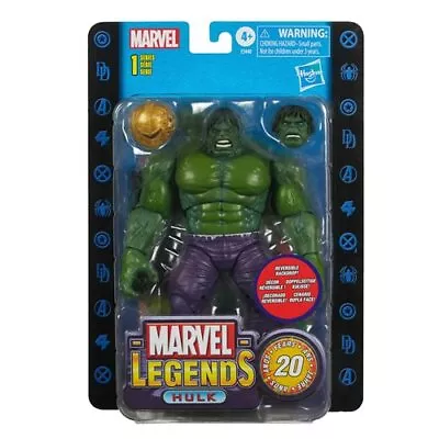 IN STOCK! Marvel Legends 20th Anniversary Retro Hulk 6  Action Figure HASBRO • $79.99