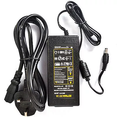 AC DC 5V 1A 2A 3A 5/10A Power Supply Adapter Charger Transformer Extension Cable • £2.23