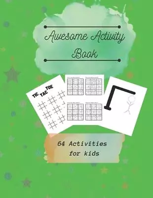 Awesome Activity Book: 64 Activities For Kids By Sarah Sebastian Paperback Book • $30.06