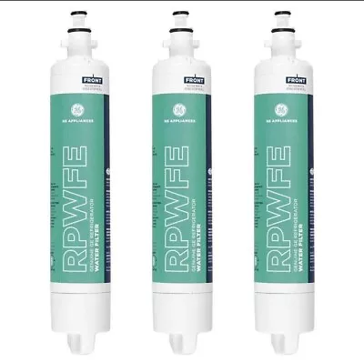 Genuine GE RPWFE Refrigerator Water Filter Smartwater Plus RPWFE (3 Pack) • $99.90