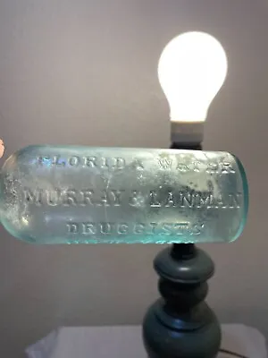 Vintage Embossed Florida Water Murray & Lanman Druggists New York Bottle • $7.99