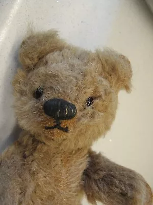 Antique/Vintage Fully Jointed Chad Valley Teddy Bear 9 1/2  Tall With Label • £10.50