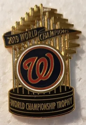 WASHINGTON NATIONALS 2019 WORLD SERIES Trophy  Lapel Pins • $12.99