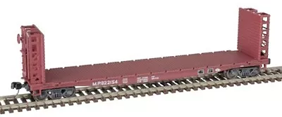 N Atlas 50005803 Missouri Pacific 48' GSI Bulkhead Flat Car Rd# 822154 • $31