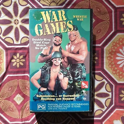 WCW WrestleWar War Games 1991 (VHS Video Tape) WWE WWF Wrestling Rare Non-Rental • $71.99