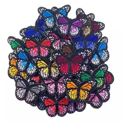 Iron On Patch Embroidered Badge- Butterfly • $2.99