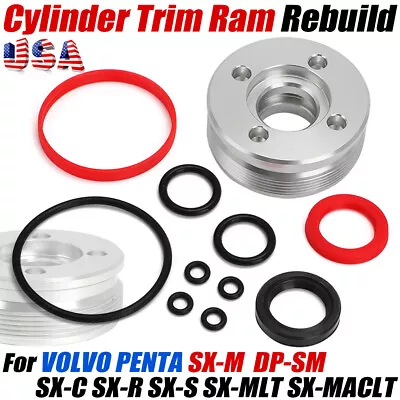 Cylinder Trim Ram Rebuild Set For Volvo Penta Sx-m Dp-sm 3857470 3857471 3854247 • $41.99