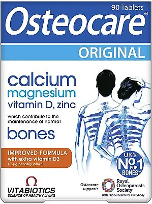£11.59 • Buy Vitabiotics Osteocare Original Tablets - 90 Tablets Bone Health Formula Vegan