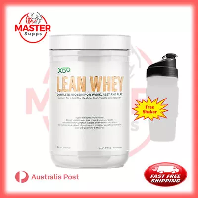 X50 100% Lean Whey Protein • $69.95