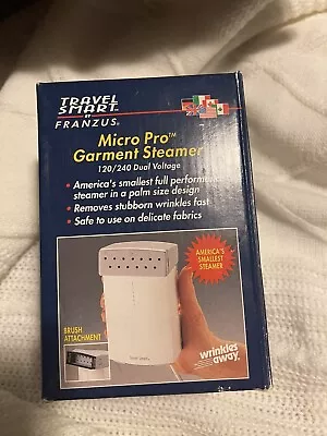 TRAVEL SMART By Franzus Micro Pro Garment Steamer Clothing Steamer • $10