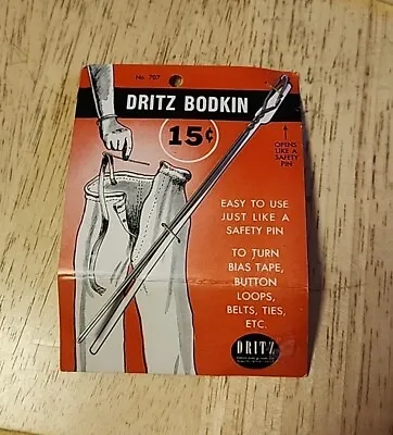 Vintage 1954 No. 707 Dritz Bodkin  • $7.48