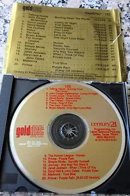 $149.99 • Buy GOLDDISC Promo 132 CD 80s Purple Rain Prince Cars Police Madonna Journey Bowie $