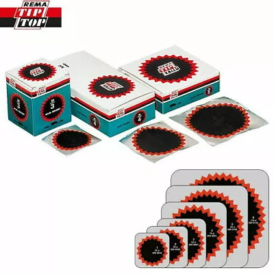 Rema Tip Top Round Tyre Inner Tube Puncture Repair Patches Agri Truck Car • $11.99