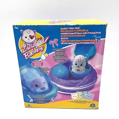 Pets Zhu Zhu Babies Peek-A-Boo Nest & Power Pod Hamster Powered Spin Egg JG • £19.60